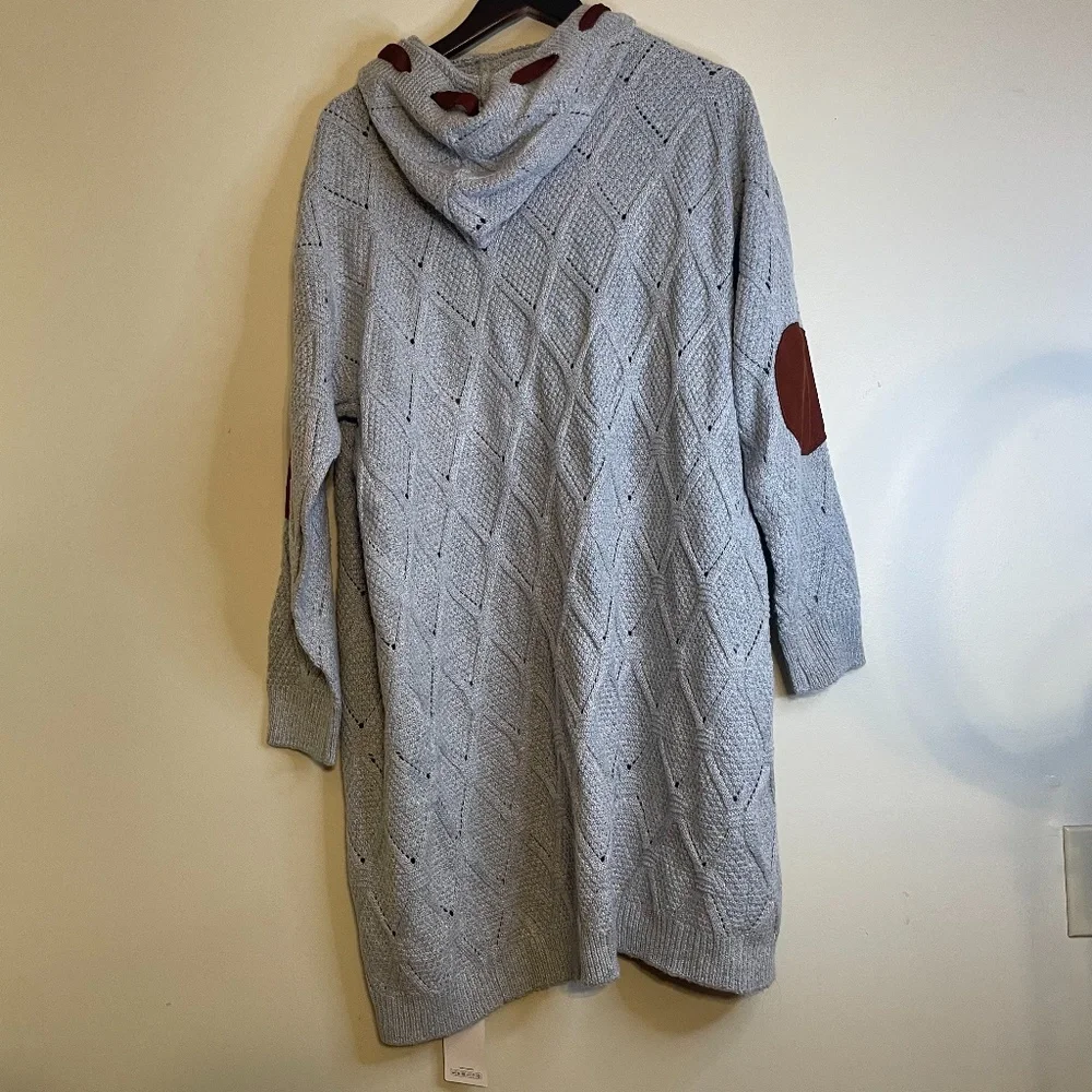 Long Grey and Brown Leather - Picture 5 of 8